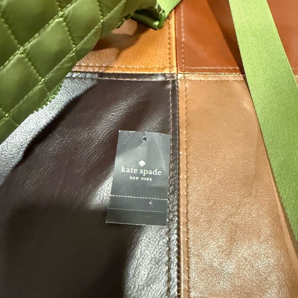 Kate Spade Olive Quilted Crossbody Bag - Picture 5 of 5